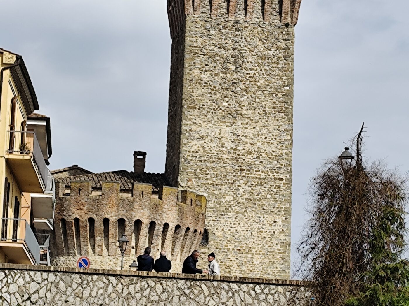 The Rocca and the town walls of Umbertide, in the upper Tiber valley